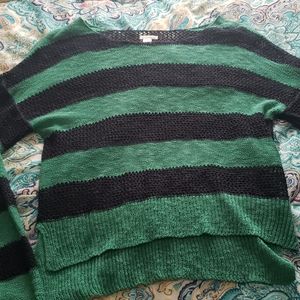 Springy striped sweater